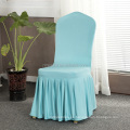 LECTOR Polyester Polyester Ruffle Stretch Spandex Portada con banquetes para fiestas en banquetes o bodas